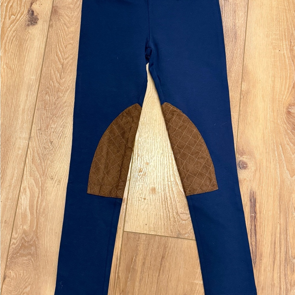 Janie and Jack Navy Blue Equestrian Leggings